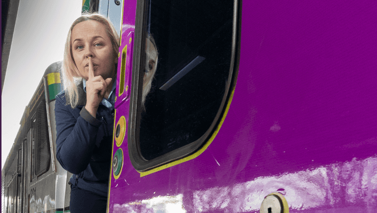 Irish Rail introduce a ‘quiet carriage’ for certain train services Irish Rail introduce a ‘quiet carriage’ for certain train services