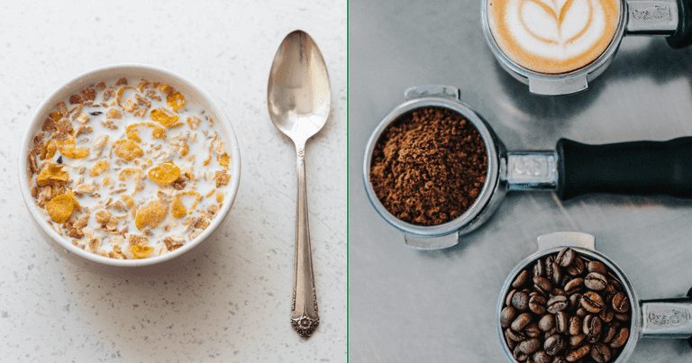 Coffee-flavoured cereal has hit supermarket shelves Coffee-flavoured cereal has hit supermarket shelves