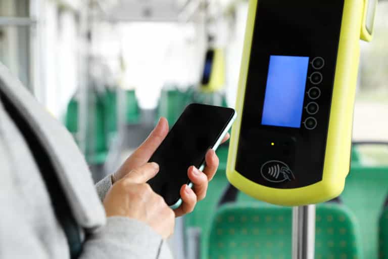 Contactless payment to be trialled on buses from the end of the month Contactless payment to be trialled on buses from the end of the month