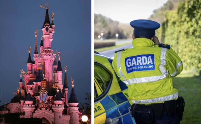 Garda Síochána are considering deploying a small number of Gardaí to Disneyland Garda Síochána are considering deploying a small number of Gardaí to Disneyland