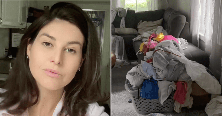 Woman goes on housework strike after husband claims she does nothing Woman goes on housework strike after husband claims she does nothing