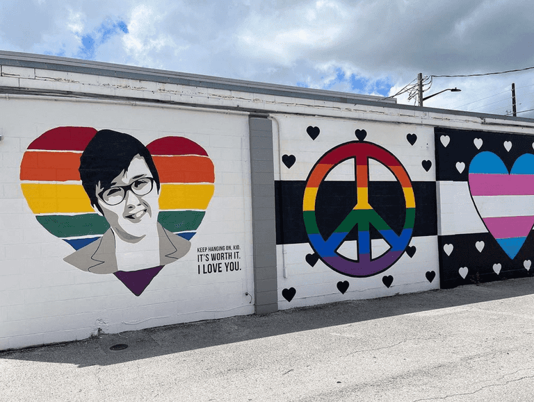 Lyra McKee mural in Florida repainted following hateful vandalism Lyra McKee mural in Florida repainted following hateful vandalism