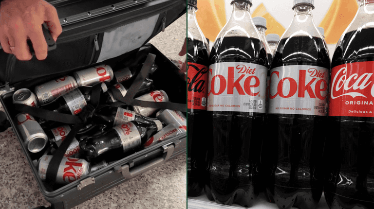 American brings suitcase full of Diet Coke on holiday believing it isn’t sold in Europe American brings suitcase full of Diet Coke on holiday believing it isn’t sold in Europe