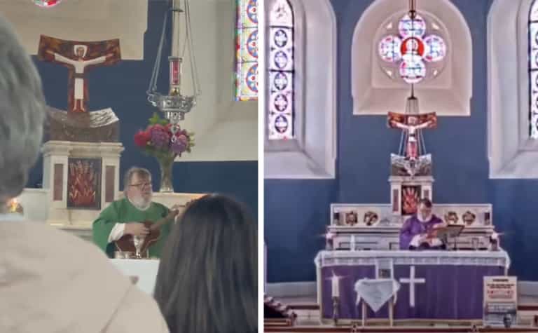 Ukelele-playing priest from Donegal goes viral on TikTok for a second time Ukelele-playing priest from Donegal goes viral on TikTok for a second time
