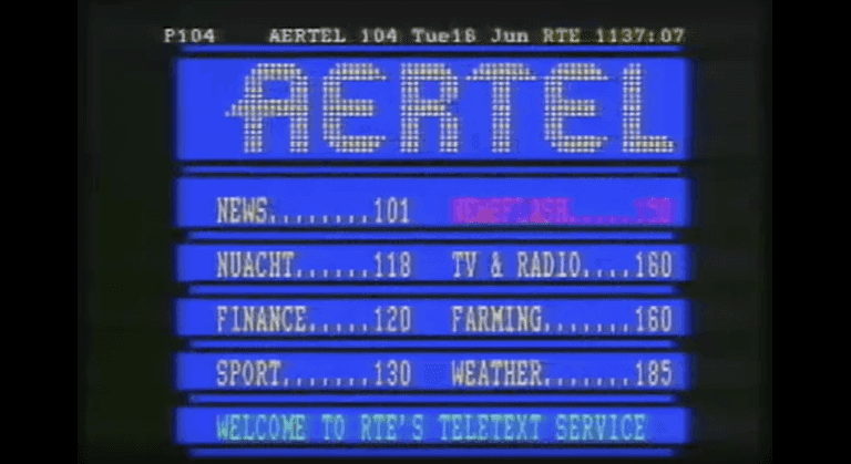 12 core Irish tv memories and best Twitter reactions to commemorate the end of Aertel 12 core Irish tv memories and best Twitter reactions to commemorate the end of Aertel
