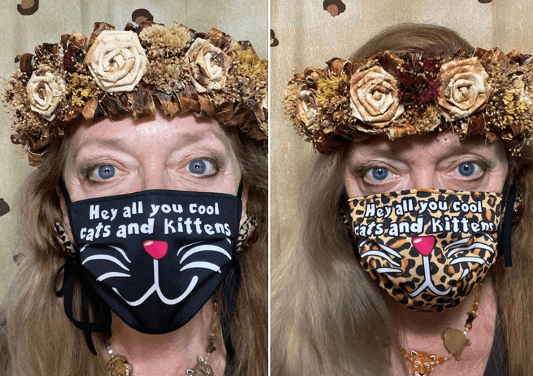 Carole Baskin now making face masks – complete with her signature catchphrase Carole Baskin now making face masks – complete with her signature catchphrase