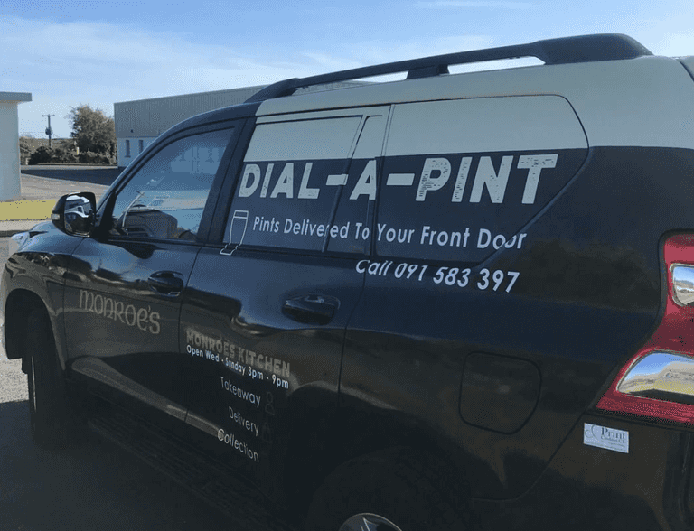 Monroe’s Galway launches ‘dial-a-pint’ service complete with custom Pintman van Monroe’s Galway launches ‘dial-a-pint’ service complete with custom Pintman van