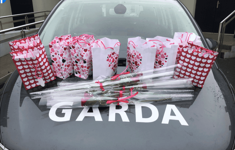 Gardaí in Clare deliver Valentines gifts to elderly locals unable to see family and friends Gardaí in Clare deliver Valentines gifts to elderly locals unable to see family and friends