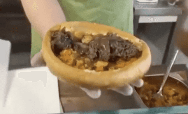 The Sunday Roast burrito exists and is for sale in this Cork Deli The Sunday Roast burrito exists and is for sale in this Cork Deli