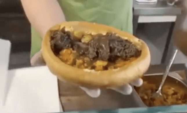 The Sunday Roast burrito exists and is for sale in this Cork Deli The Sunday Roast burrito exists and is for sale in this Cork Deli