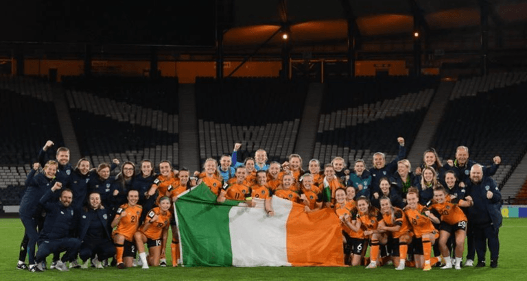 Ireland have qualified for first ever World Cup after Scotland win Ireland have qualified for first ever World Cup after Scotland win