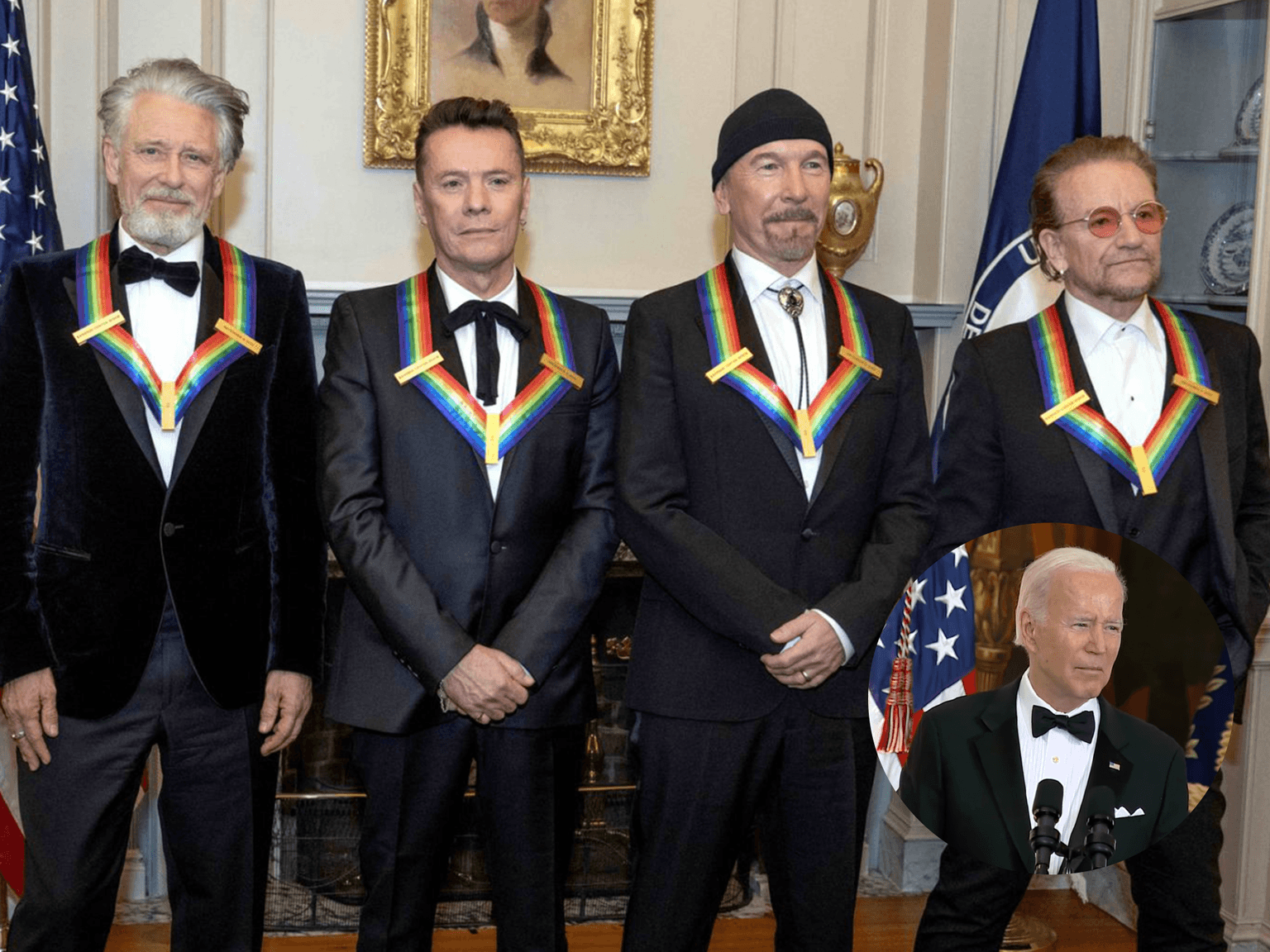 ‘Poets in their own right’ – Joe Biden honours U2 at White House celebration