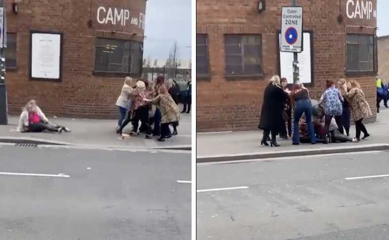 ‘Shocking scenes’ as Mother’s Day brawl breaks out on street in Liverpool ‘Shocking scenes’ as Mother’s Day brawl breaks out on street in Liverpool