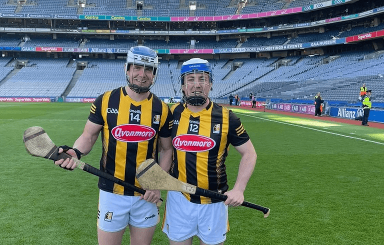 GAA fan on stag dresses as Kilkenny hurler and sneaks onto pitch at Croke Park GAA fan on stag dresses as Kilkenny hurler and sneaks onto pitch at Croke Park