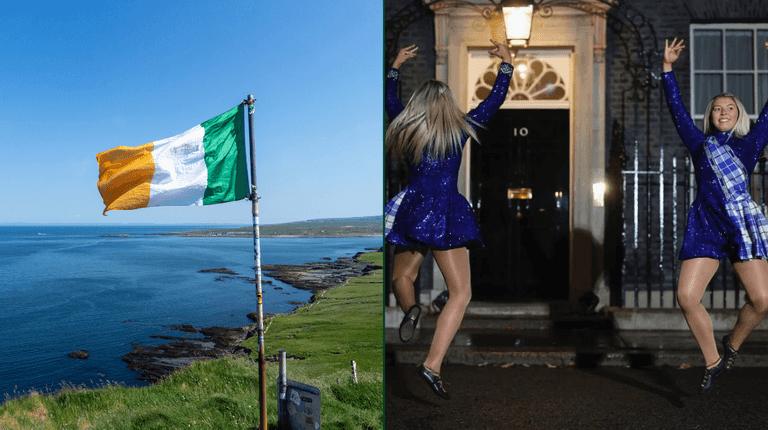 10 Downing St hastily edit social post about Northern Ireland that included the Irish flag 10 Downing St hastily edit social post about Northern Ireland that included the Irish flag