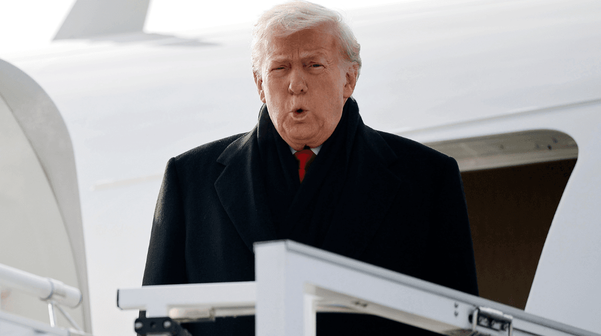 Donald Trump to land in Ireland on journey home from Davos